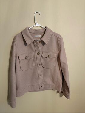 BE COOL Women's Light Taupe Pea Coat Jacket